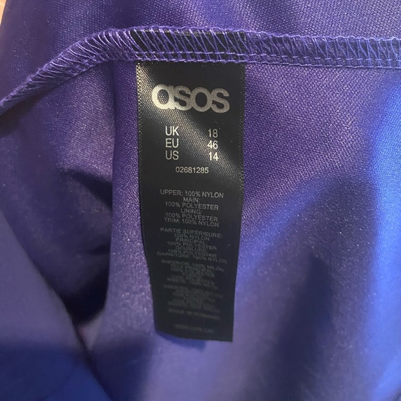 ASOS Two-Tier Dress with Sheer Polka Dot and Lace - Picture 4 of 4